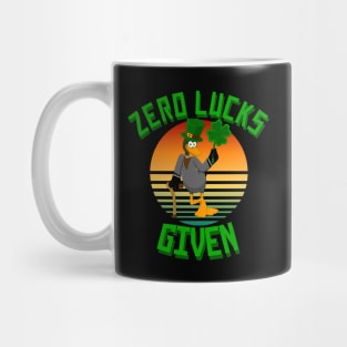 Zero Lucks Given Funny St Patricks Day Mug